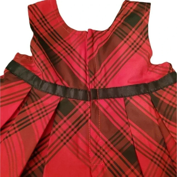 3/6M Koala Baby Red Plaid Dress - Picture 8 of 10